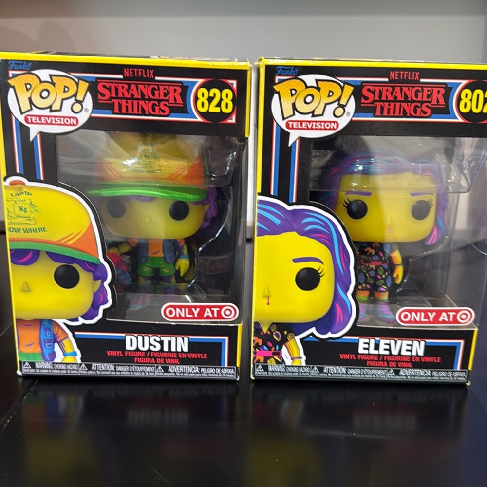 NIB Stranger Things Dustin and Eleven Funko